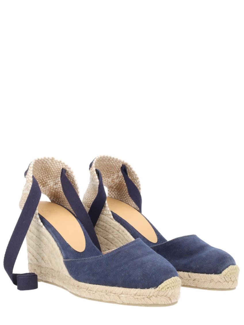 Blue Ankle-strap Wedges 2