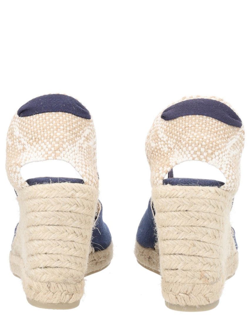Blue Ankle-strap Wedges 4