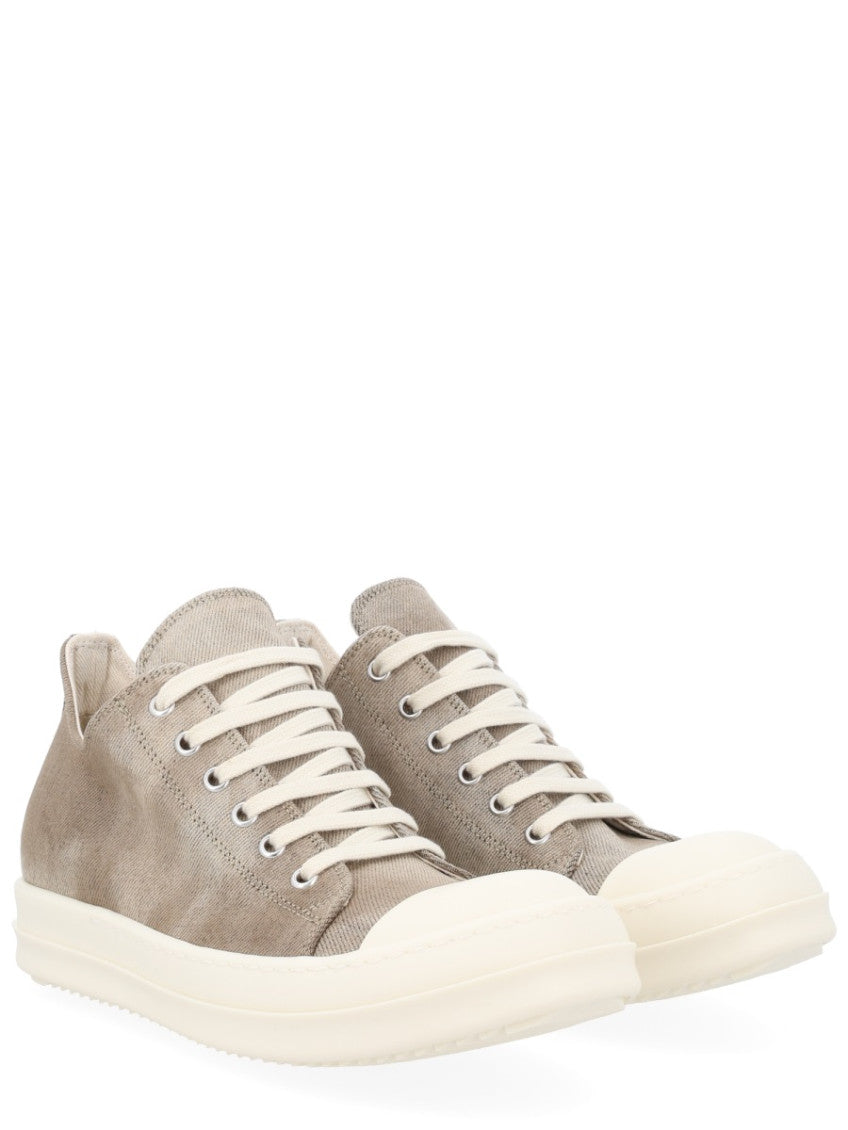 Grey Solid Low Sneakers 2