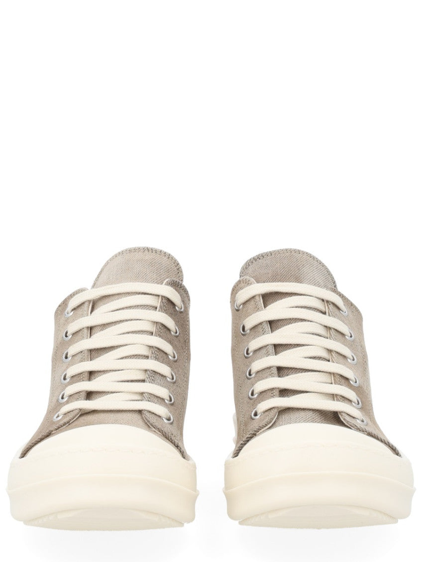 Grey Solid Low Sneakers 3