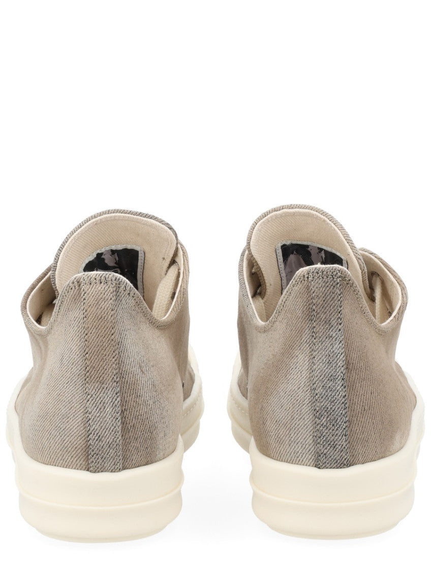 Grey Solid Low Sneakers 4