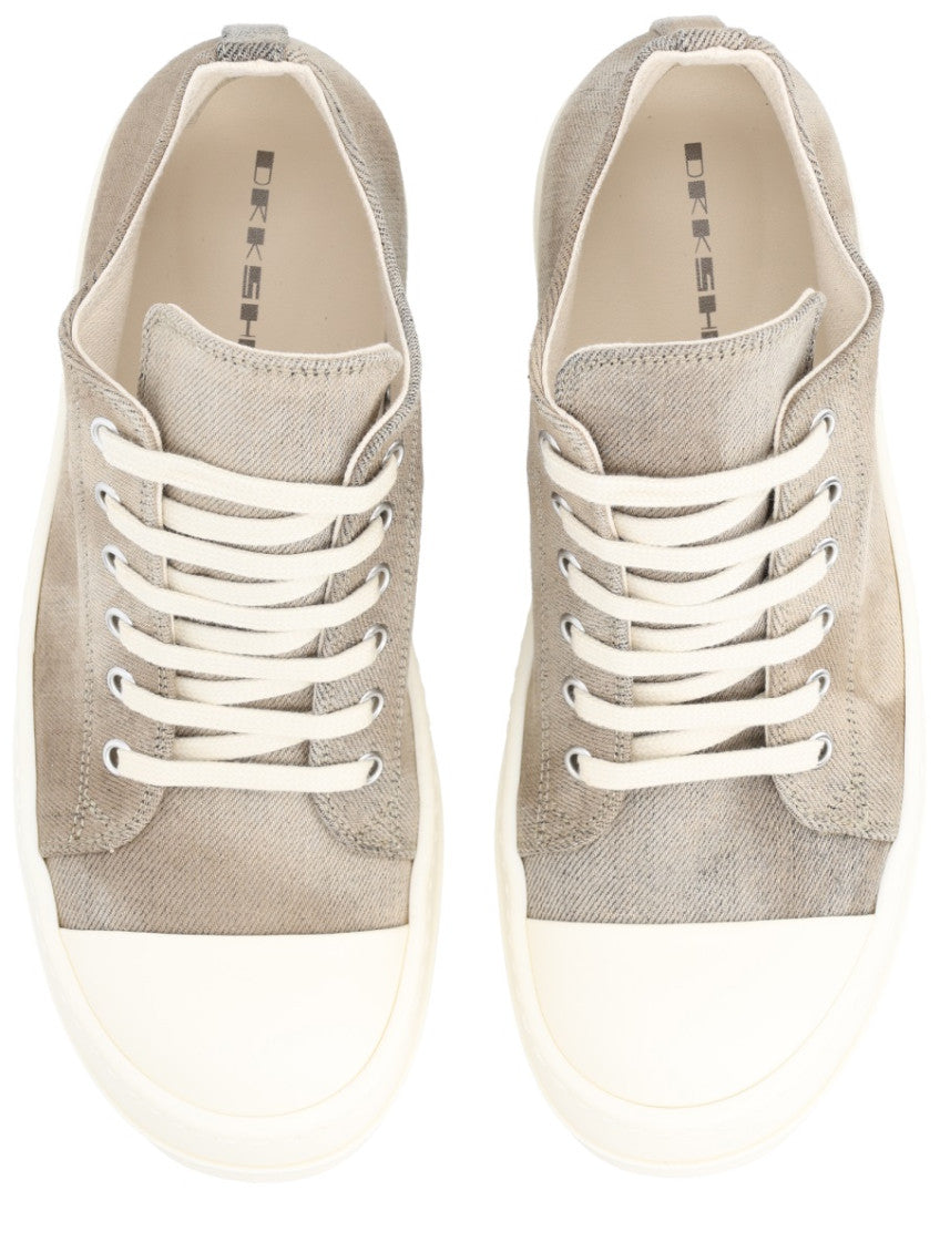 Grey Solid Low Sneakers 5