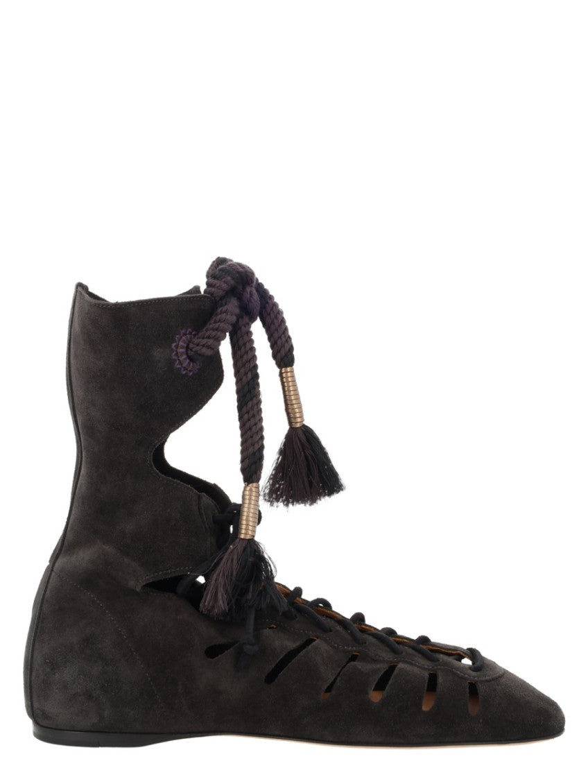 Black Gladiator Boots 1