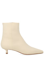 Beige Solid Sofie Boots 1