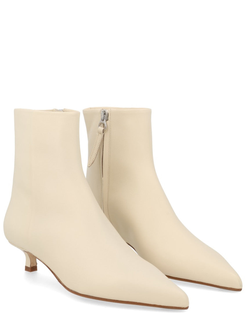 Beige Solid Sofie Boots 2