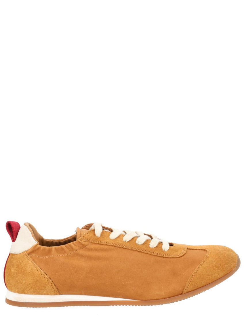 Brown Leather Sneakers 1