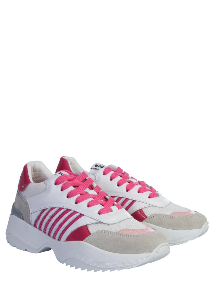 White Lace Up Sneakers 2