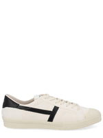 White Color Block Sneakers 1