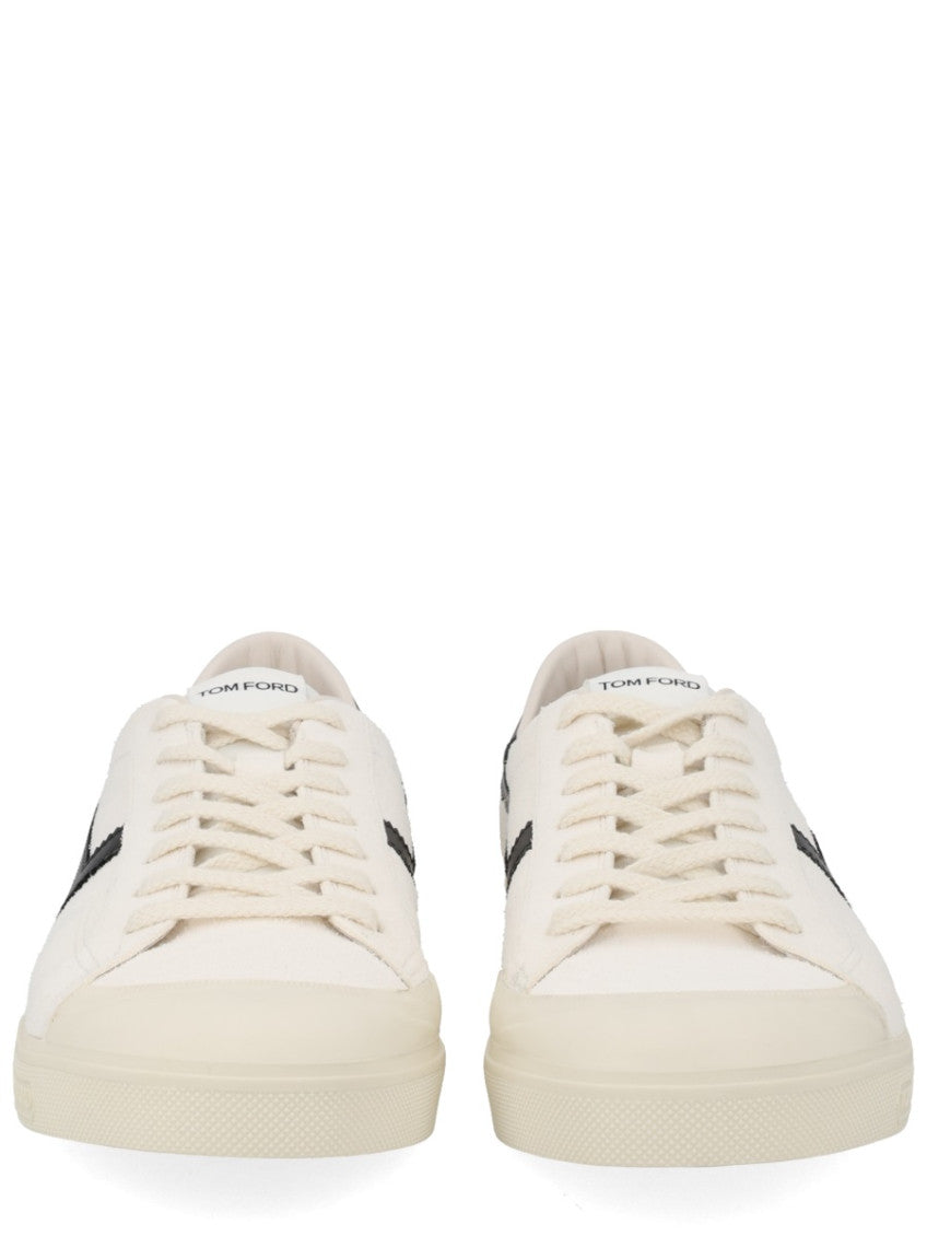 White Color Block Sneakers 3