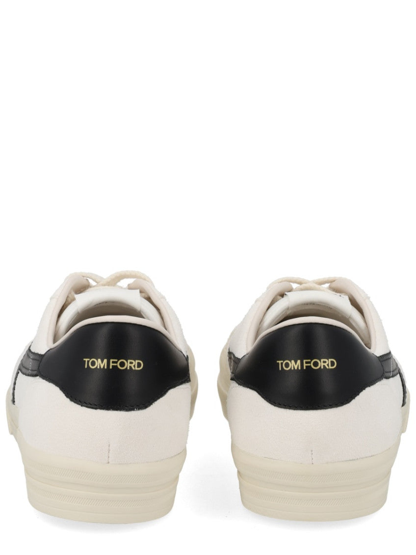 White Color Block Sneakers 4