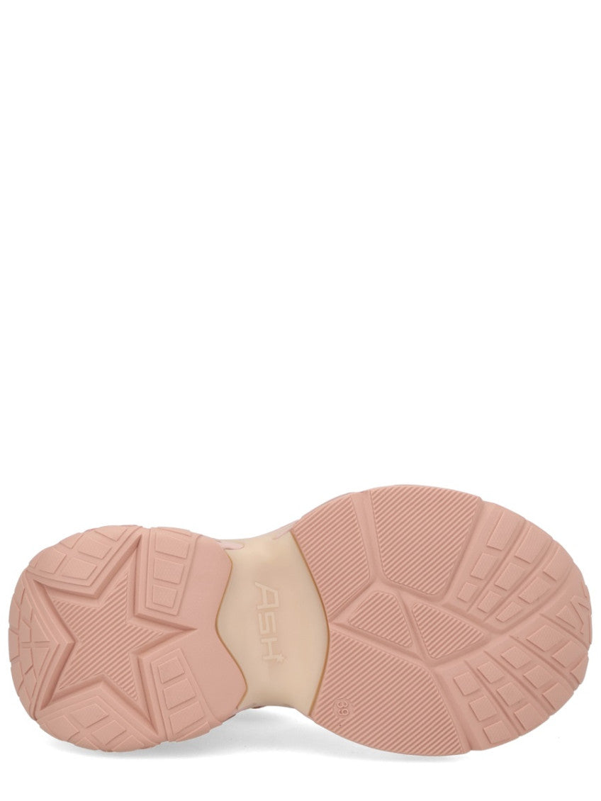 Pink Textured Sneakers 5
