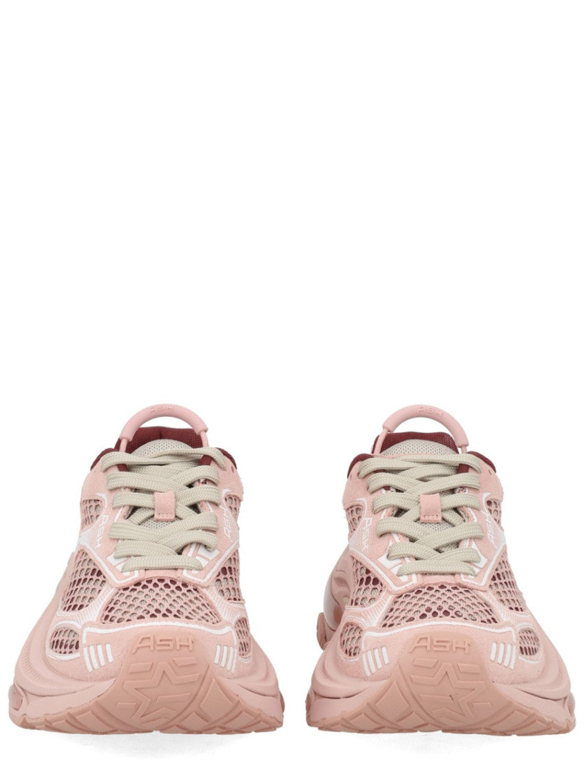 Pink Textured Sneakers 6