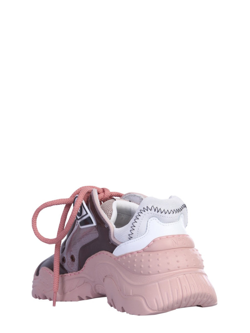 Multi Color Lace Up Sneakers 3