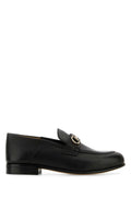 Black Solid Loafers 1