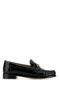 Black Solid Harry Loafers 1