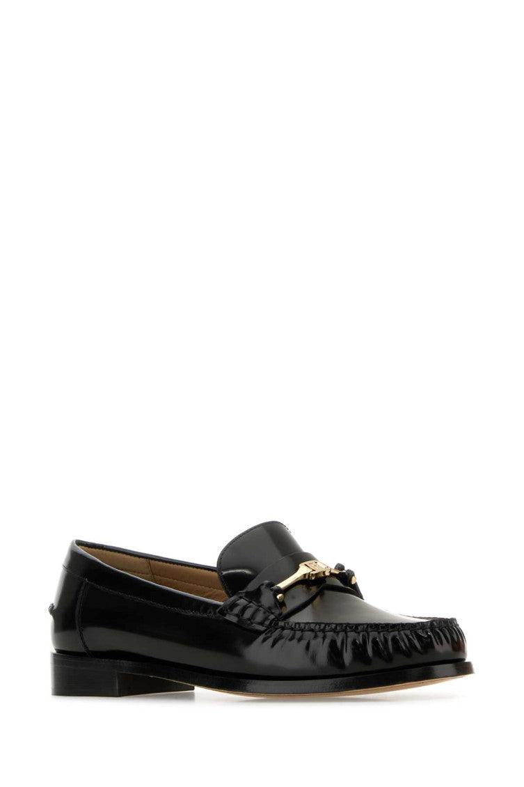 Black Solid Harry Loafers 2