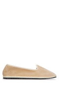 Beige Solid Loafers 1