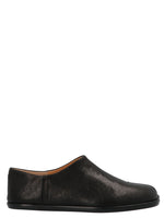 Black Solid Tabi Loafers 1