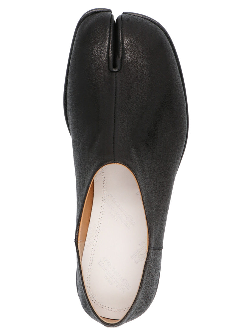 Black Solid Tabi Loafers 3