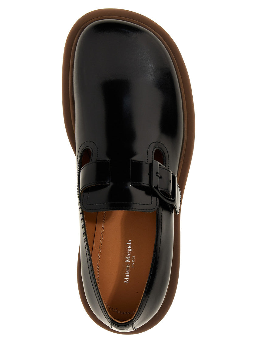 Black Solid Mary Jane Loafers 4