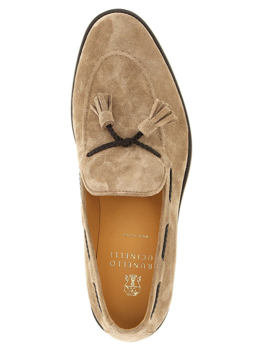 Brown Solid Nappi Loafers 4