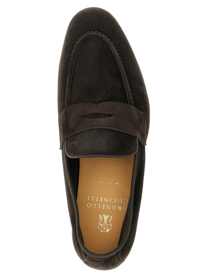 Brown Solid Penny Loafer 4