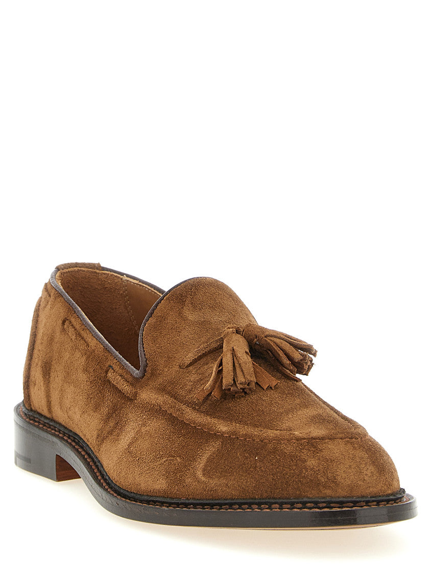 Brown Solid Elton Loafers 2