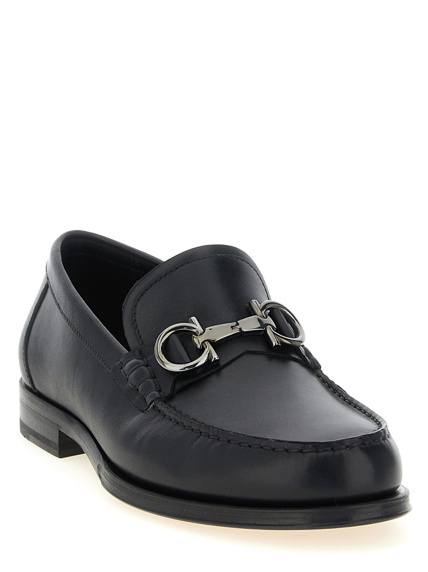 Black Solid Teatro Loafers 2