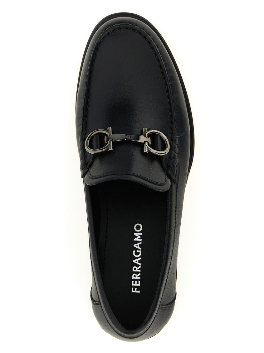 Black Solid Teatro Loafers 4