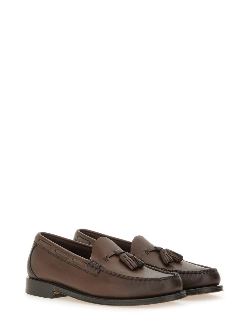 Brown Solid Larkin Loafers 2