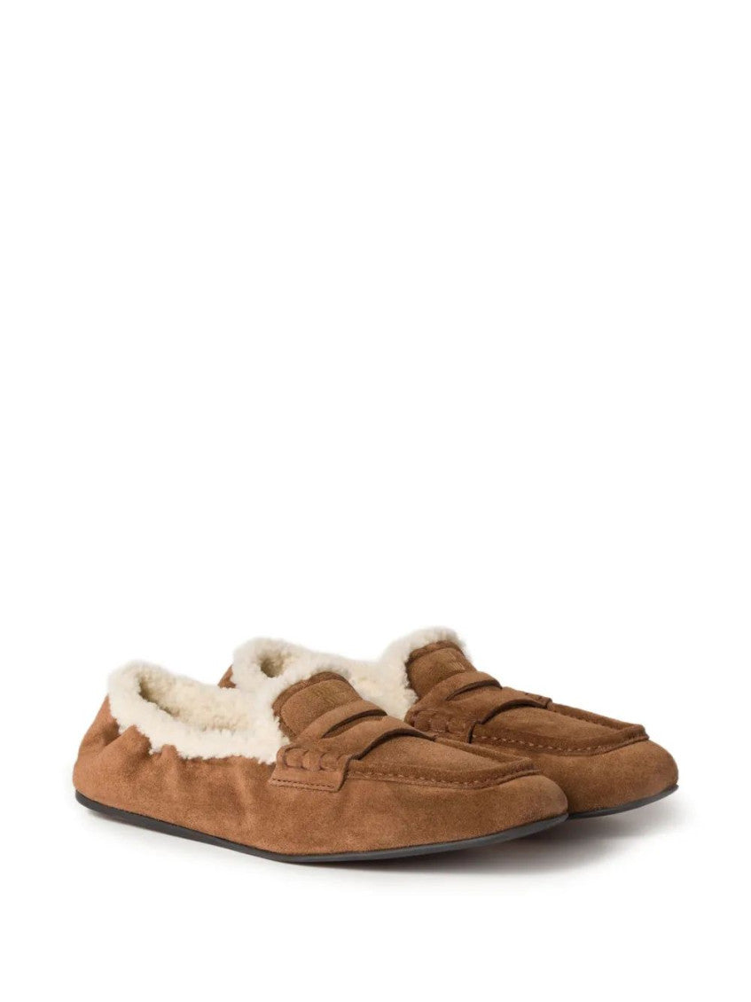 Brown Solid Winter Loafers 3