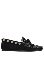Black Embellished Loafers 1