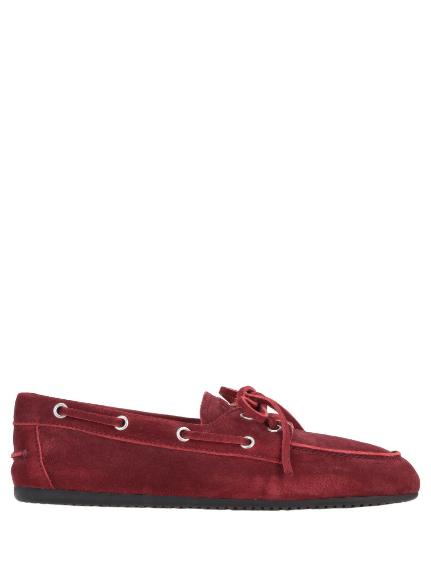 Red Solid Loafers 1