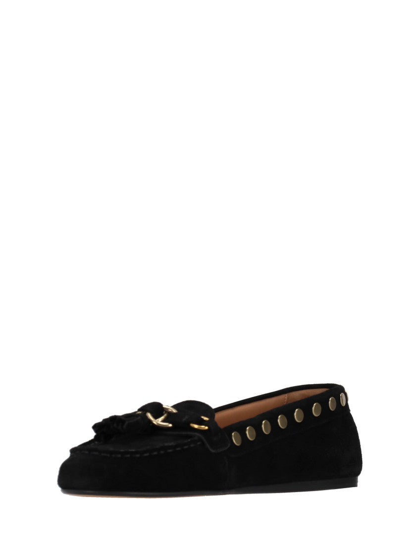 Black Studded Loafers 3