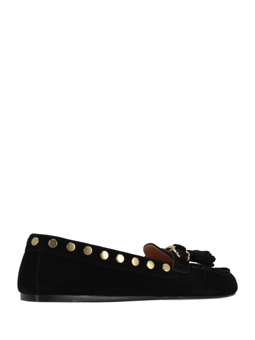 Black Studded Loafers 5