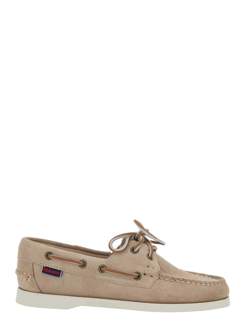 Beige Solid Portland Loafers 1