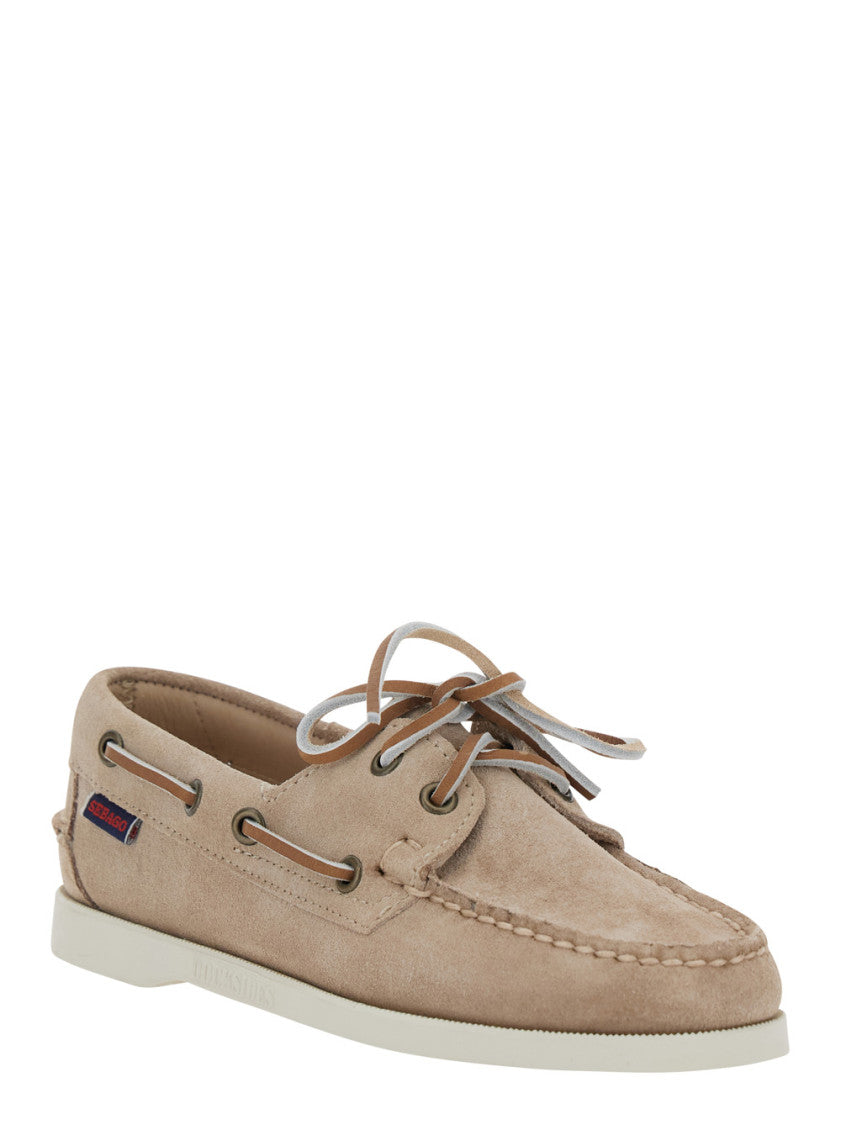 Beige Solid Portland Loafers 2