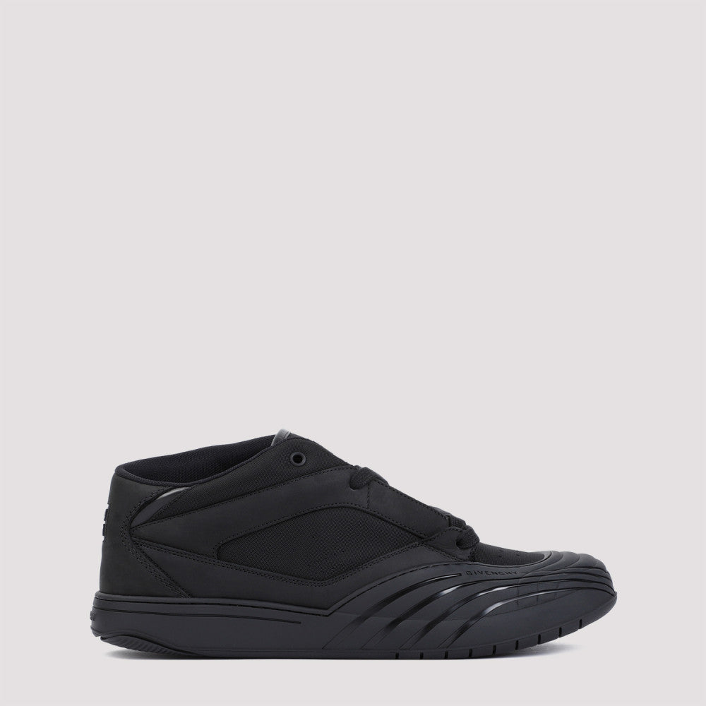 Black Mid-Top Sneakers 2