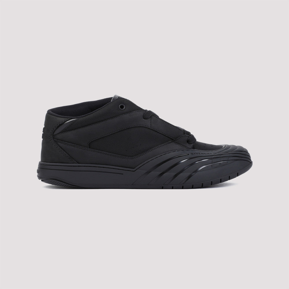 Black Mid-Top Sneakers 3