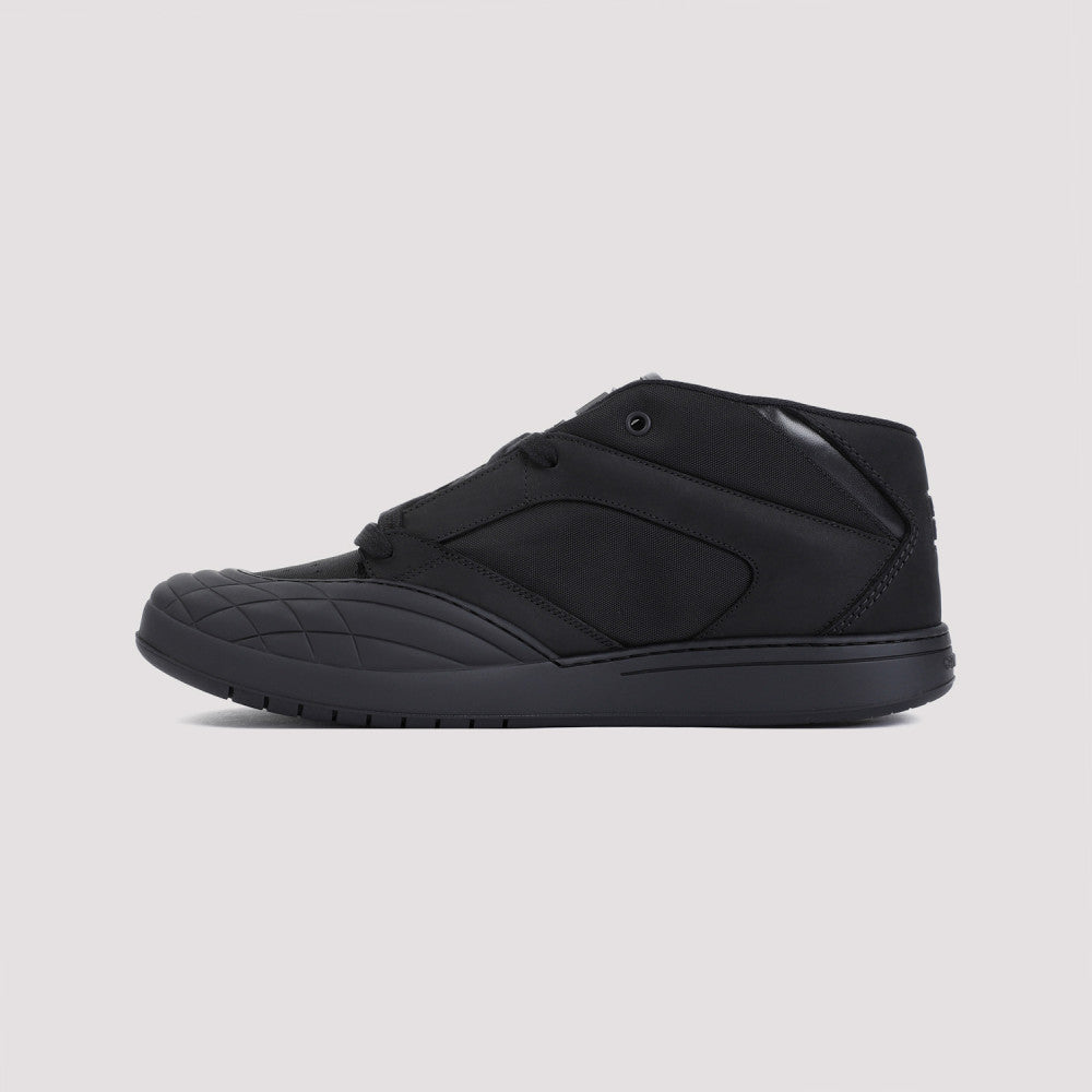 Black Mid-Top Sneakers 4