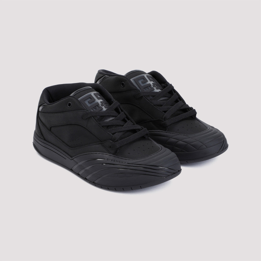 Black Mid-Top Sneakers 5
