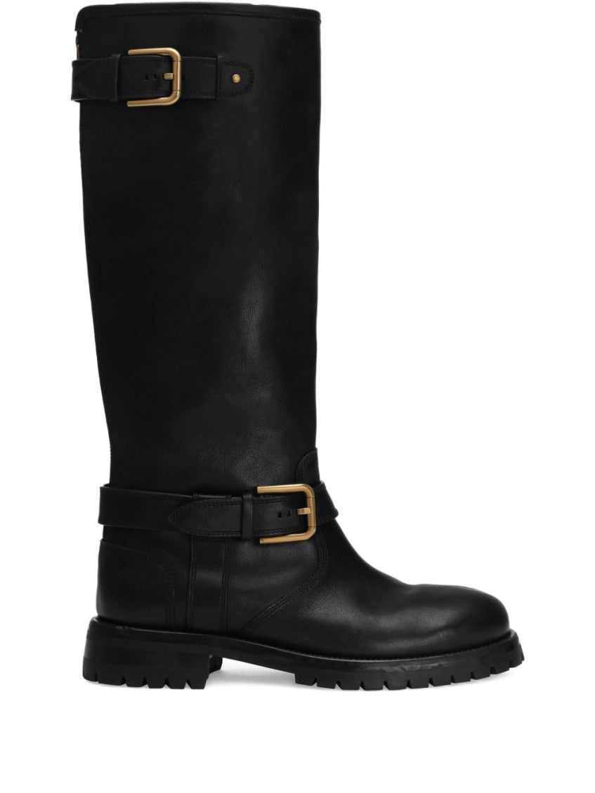 Black Leather Boots 1