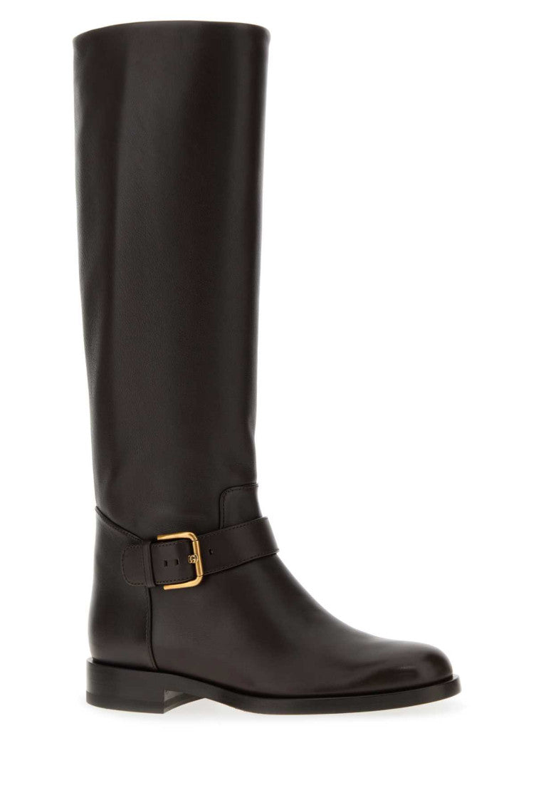 Brown Leather Boots 2