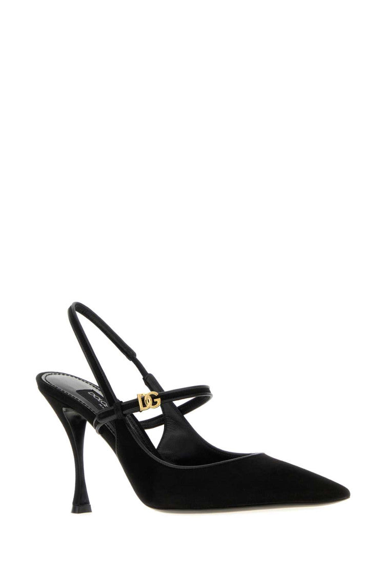 Black Suede Heels 2