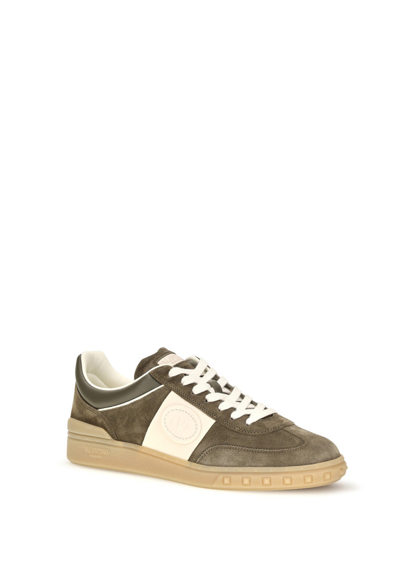 Khaki Low-Top Upvillage Sneakers 2