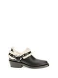 Black Biker Ankle Boots 1