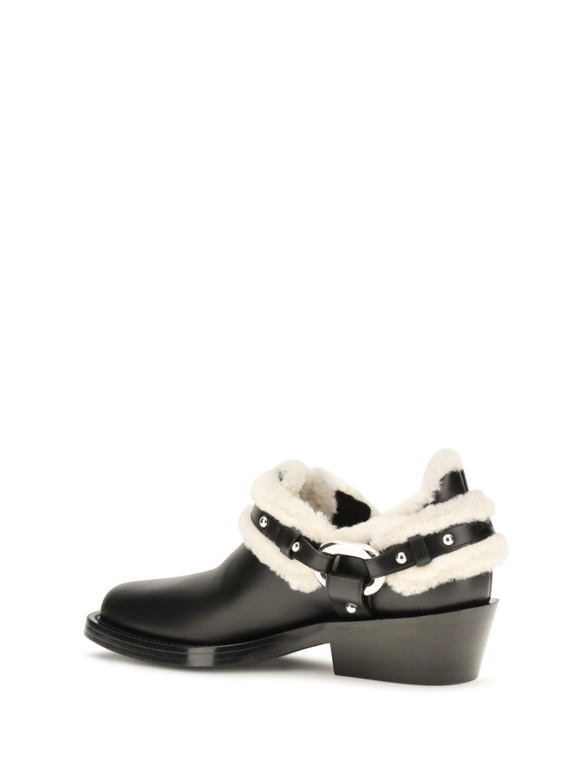 Black Biker Ankle Boots 3