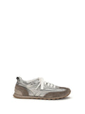 Silver Lace-up Sneakers 1