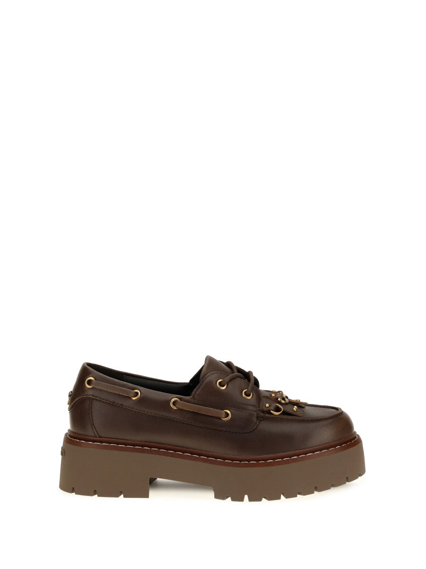 Brown Margaret Loafers 1