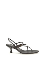 Brown Open-toe Heels 1